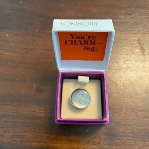 Lori Bonn Sterling Silver rainbow 🌈 mother of pearl slide charm